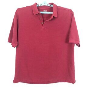 Cabela's Men's Polo Shirt Size XL Short Sleeve All Cotton Pink Outdoor Golf